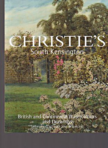 Christies 2002 British and Continental Watercolours, Drawings