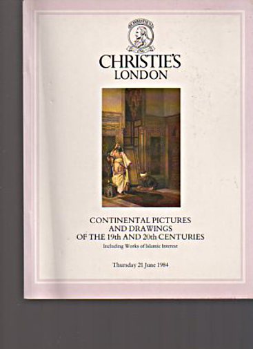 Christies June 1984 Continental Pictures of the 19th & 20th Centuries