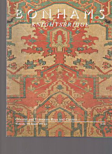 Bonhams 1994 Oriental & European Rugs and Carpets