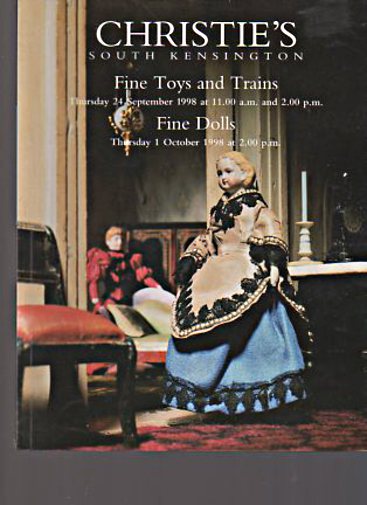 Christies 1998 Fine Toys, Trains and Dolls - Click Image to Close