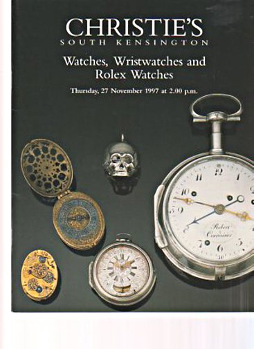 Christies 1997 Watches, Wristwatches & Rolex Watches