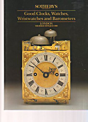 Sothebys 1990 Good Clocks, Watches, Wristwatches