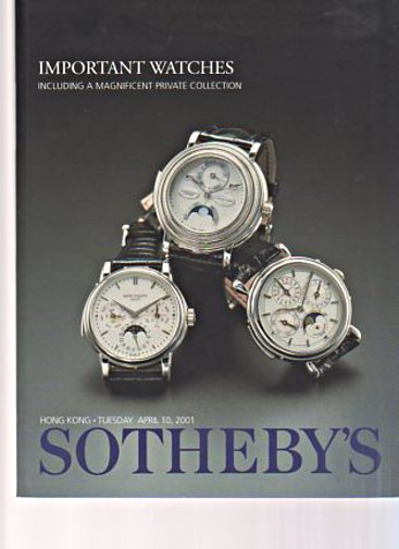 Sothebys 2001 Important Watches