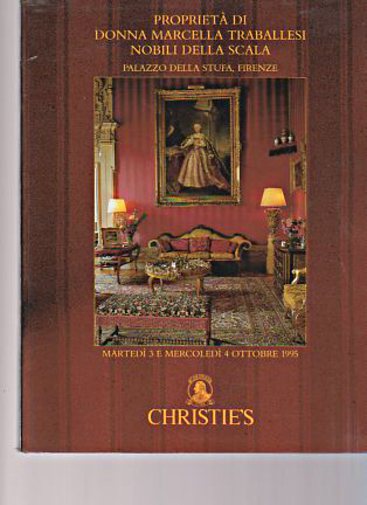 Christies 1995 Collection of Traballesi, Palazzo Stufa, Firenze
