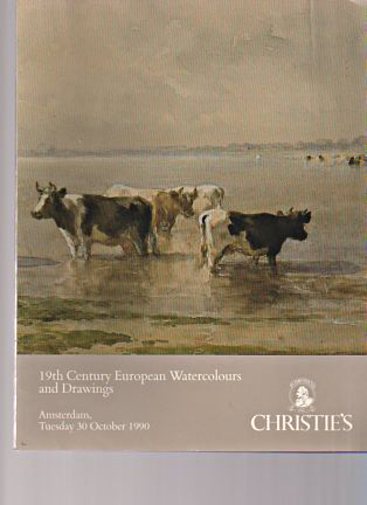 Christies 1990 19th Century European Watercolours, Drawings