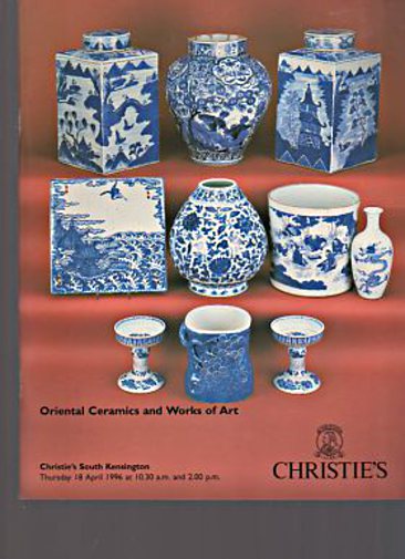 Christies April 1996 Oriental Ceramics and Works of Art