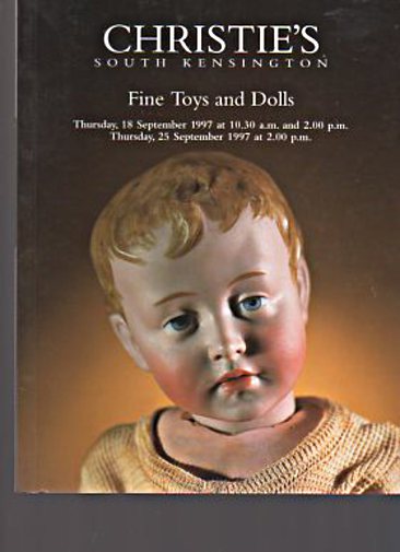 Christies 1997 Fine Toys and Dolls