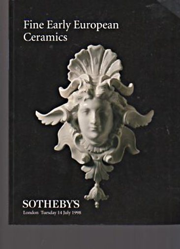 Sothebys 1998 Fine Early European Ceramics
