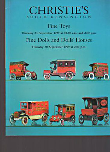 Christies 1999 Fine Toys, Fine Dolls and Doll's Houses - Click Image to Close