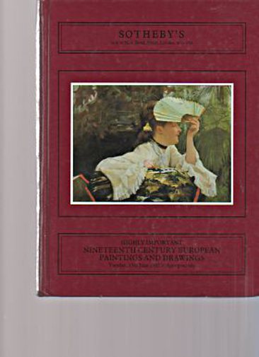 Sothebys 1982 19th Century European Paintings and Drawings