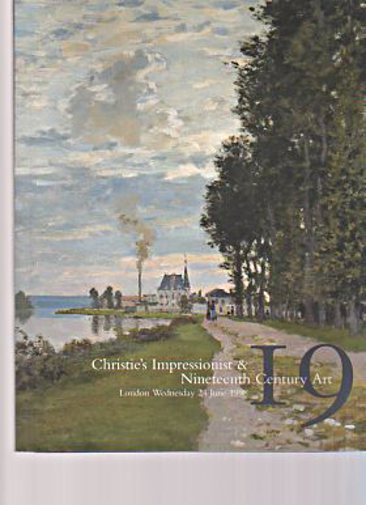 Christies June 1998 Impressionist & Nineteenth Century Art