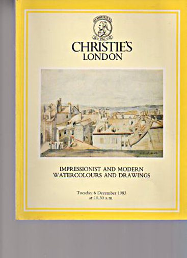 Christies 1983 Impressionist & Modern Watercolours, Drawings - Click Image to Close
