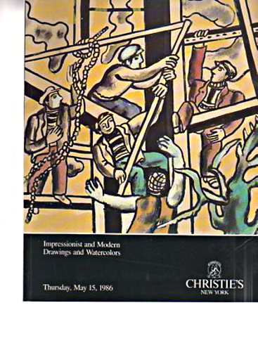 Christies 1986 Impressionist & Modern Drawings, Watercolours