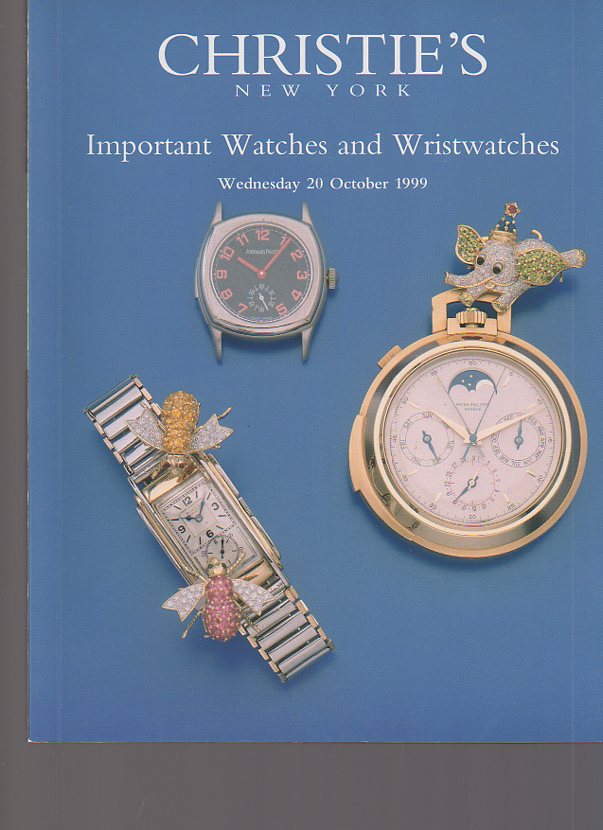 Christies October 1999 Important Watches and Wristwatches