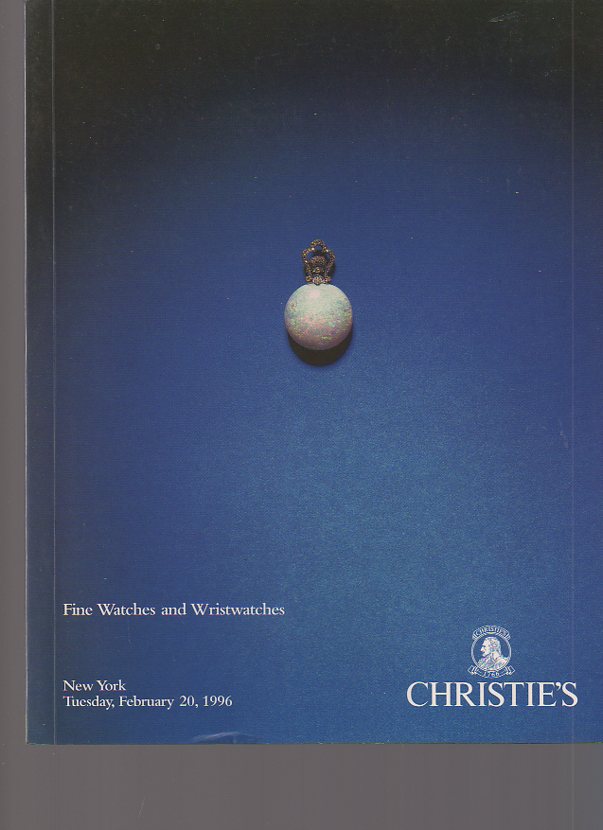 Christies February 1996 Fine Watches and Wristwatches (Digital only)