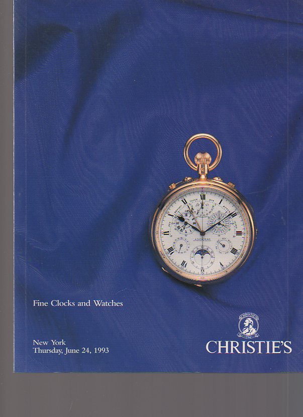 Christies June 1993 Fine Clocks and Watches (Digital only)