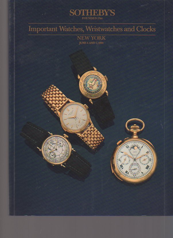Sothebys June 1997 Important Watches, Wristwatches & Clocks