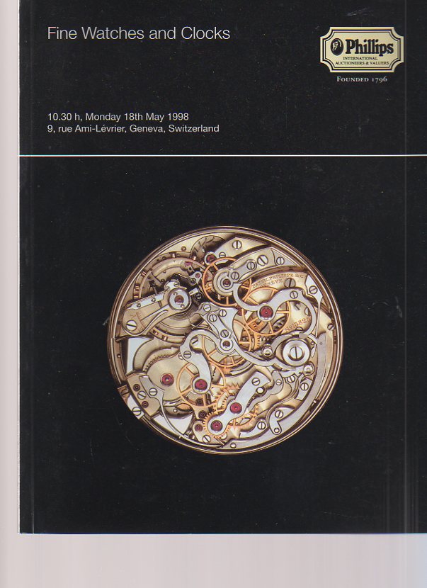 Phillips 1998 Fine Watches and Clocks