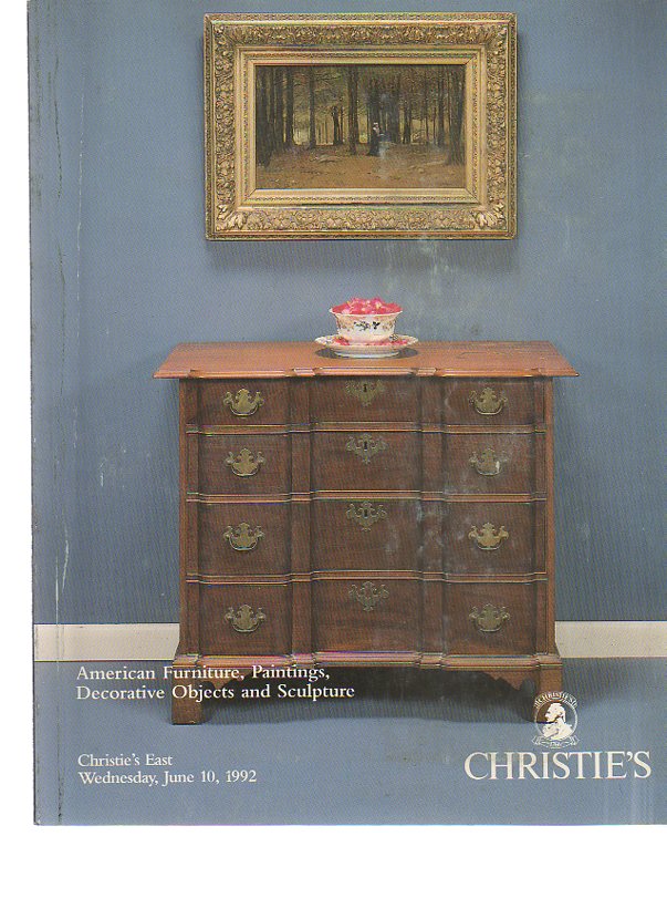 Christies 1992 American Furniture, Paintings etc - Click Image to Close