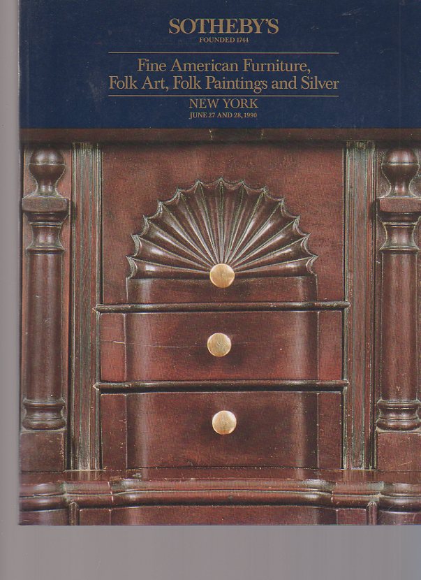 Sothebys 1990 Fine American Furniture, Folk Art