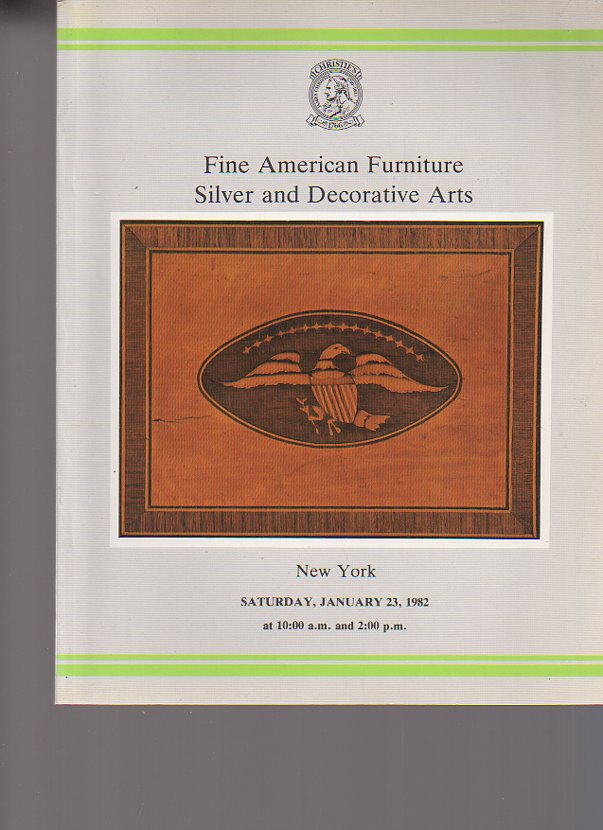 Christies 1982 Fine American Furniture, Silver - Click Image to Close