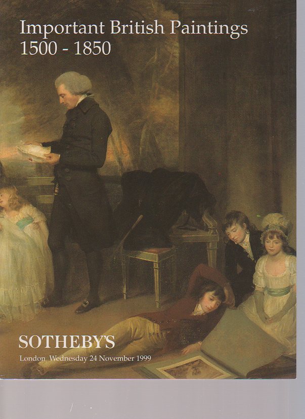 Sothebys 1999 Important British Paintings 1500 - 1850