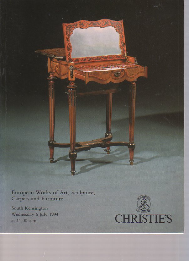 Christies 1994 European Works of Art, Sculpture