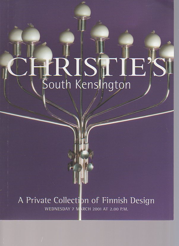 Christies 2001 A Private Collection of Finnish Design
