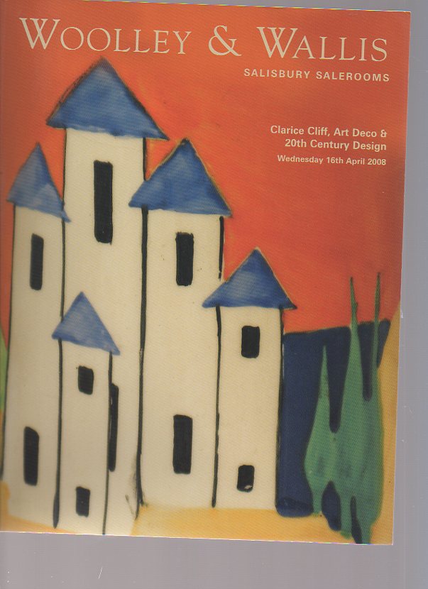 Woolley & wallis 2008 Clarice Cliff, Art Deco, 20th C Design