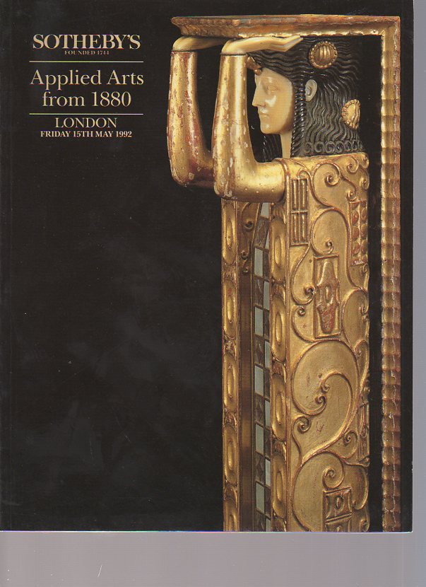 Sothebys 1992 Applied Arts from 1880, Deco etc - Click Image to Close