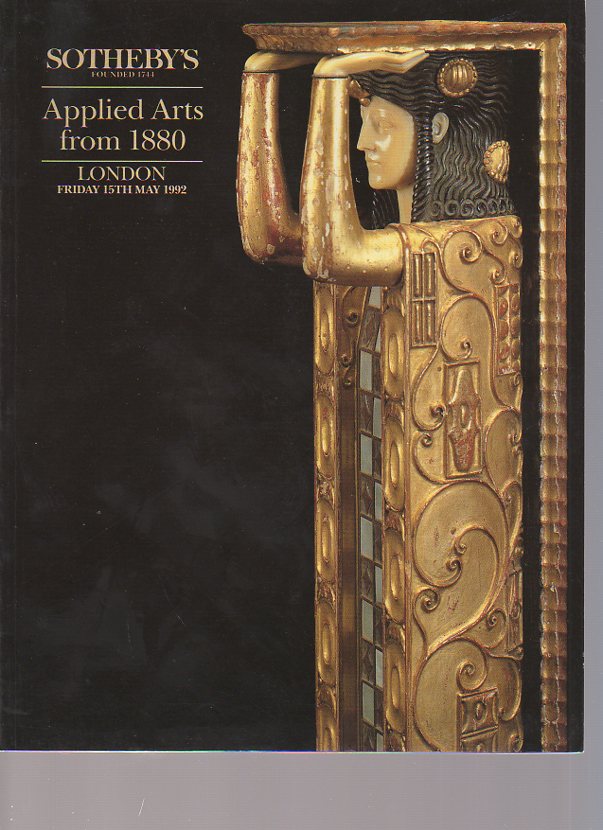 Sothebys 1992 Applied Arts from 1880, Deco etc