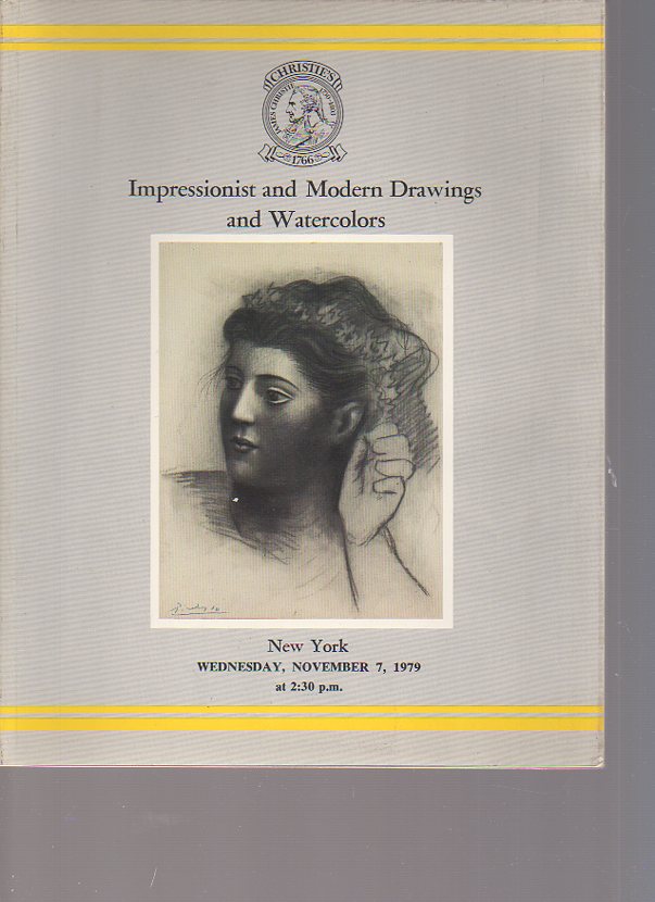 Christies November 1979 Impressionist & Modern Drawings, Watercolors