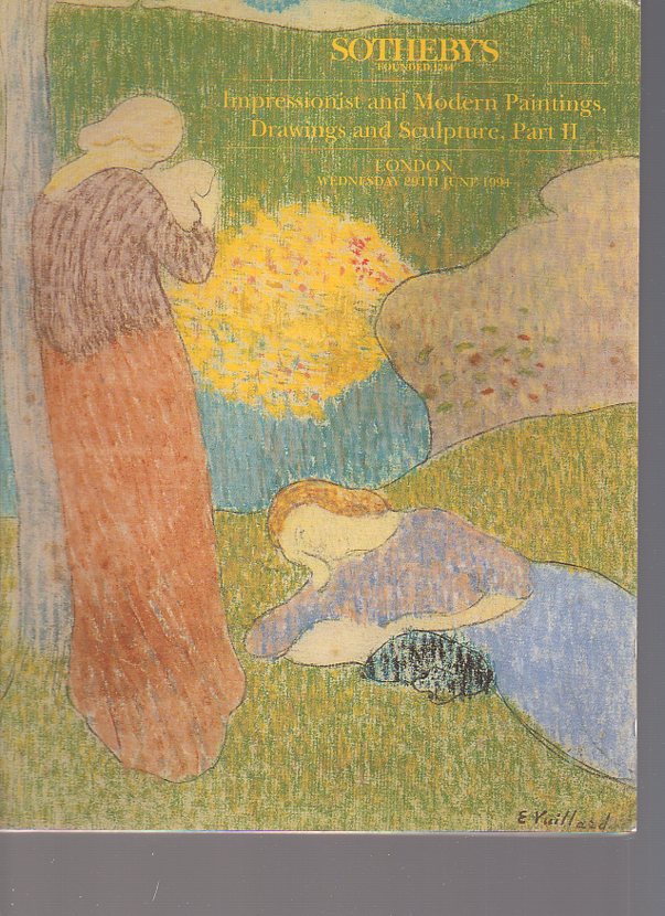 Sothebys 1994 Impressionist & Modern Paintings Part II
