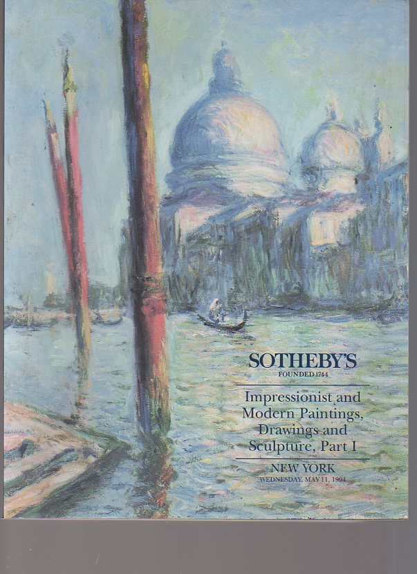 Sothebys May 1994 Impressionist & Modern Paintings Part I (Digital Only)