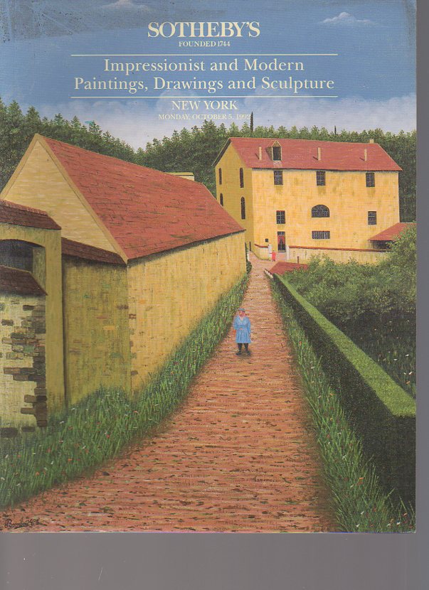 Sothebys 1992 Impressionist & Modern Paintings Sothebys 1992 Impressionist & Modern Paintings