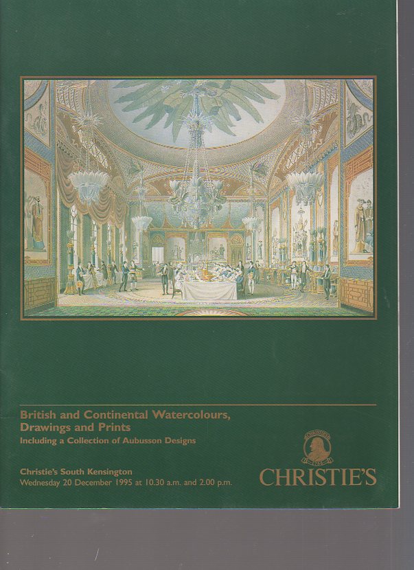 Christies 1995 British & Continental Watercolours, Drawings