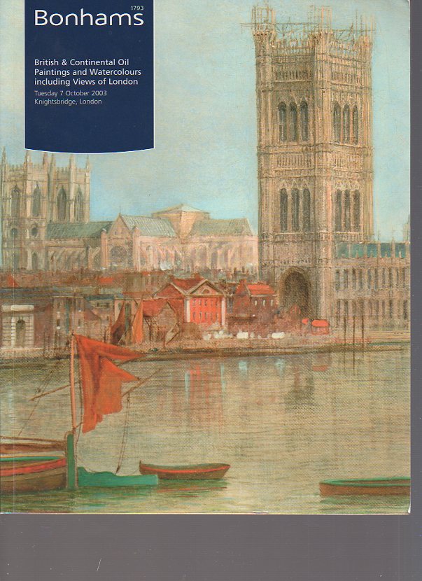 Bonhams October 2003 British & Continental Oil Paintings