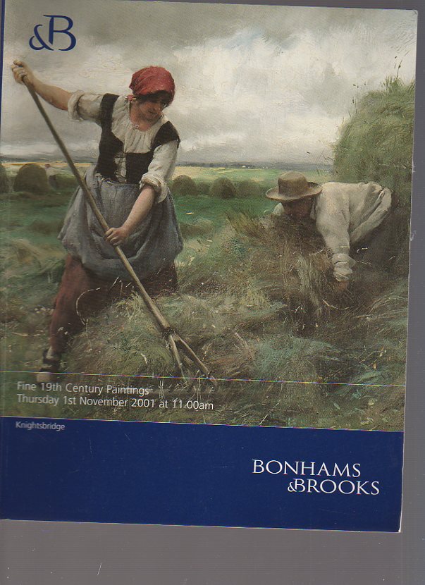 Bonhams & Brooks 2001 Fine 19th Century Paintings