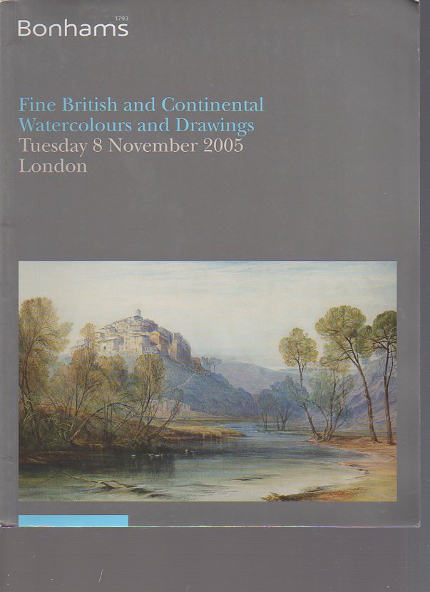Bonhams November 2005 Fine British & Continental Watercolours
