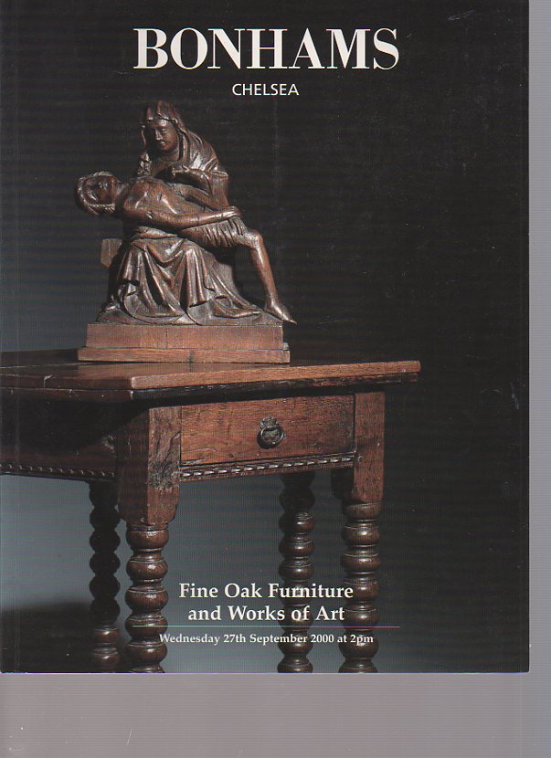 Bonhams September 2000 Fine Oak Furniture & Works of Art