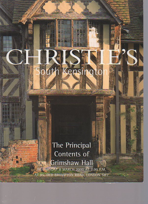 Christies 2000 Principal Contents of Grimshaw Hall - Click Image to Close