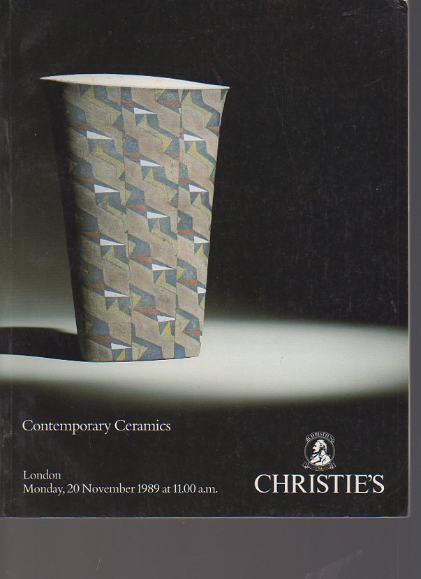 Christies 1989 Contemporary Ceramics