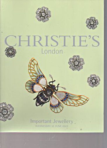 Christies 2003 Important Jewellery