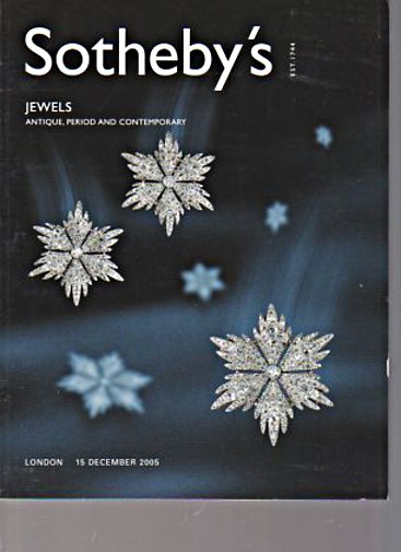 Sothebys December 2005 Jewels Antique, Period & Contemporary