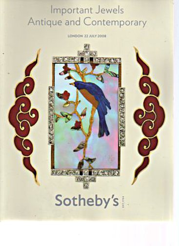 Sothebys 2008 Important Jewels Antique & Contemporary