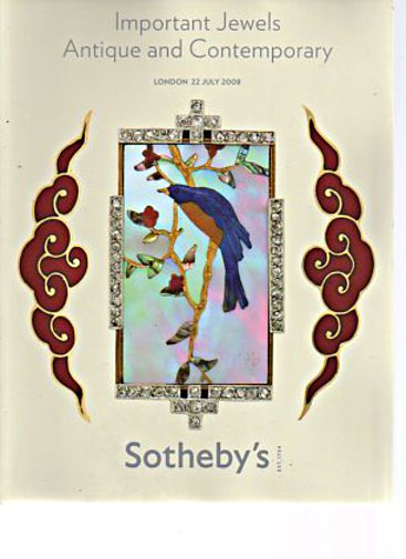 Sothebys 2008 Important Jewels Antique & Contemporary