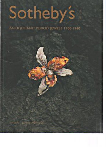 Sothebys 2001 Antique & Period Jewels 1700 - 1940