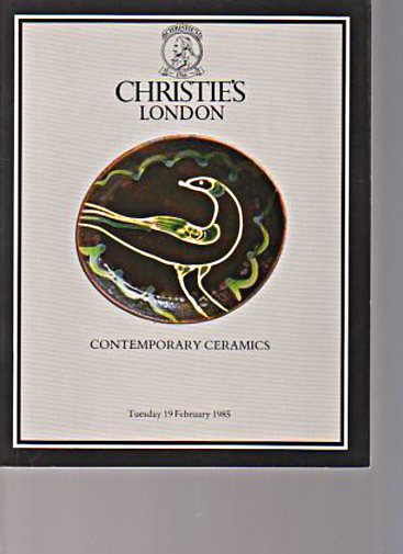Christies 1985 Contemporary Ceramics