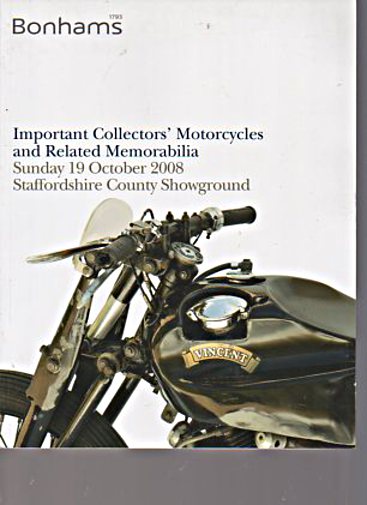 Bonhams 2008 Important Collectors Motorcycles, Memorabilia (Digital only)