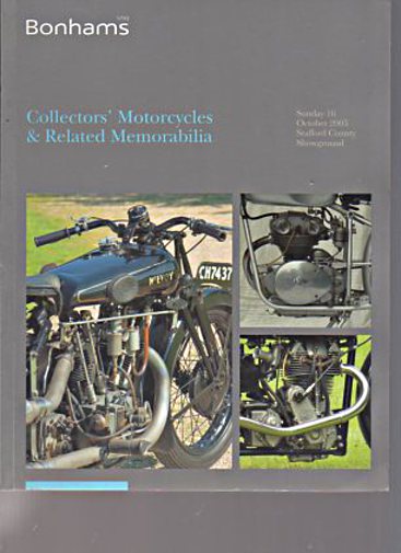 Bonhams 2005 Collectors Motorcycles & Related Memorabilia
